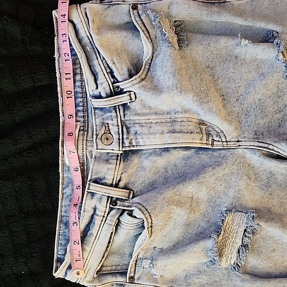 The Boyfriend Mid Rise Distressed Jeans - Picture 6 of 13